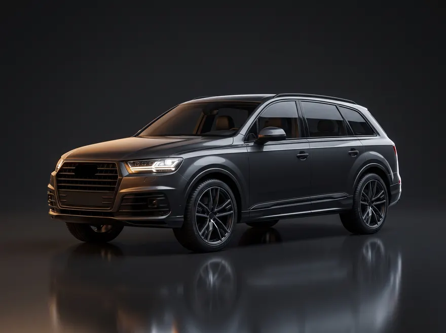Seven-seat SUV for family airport transfers with luggage